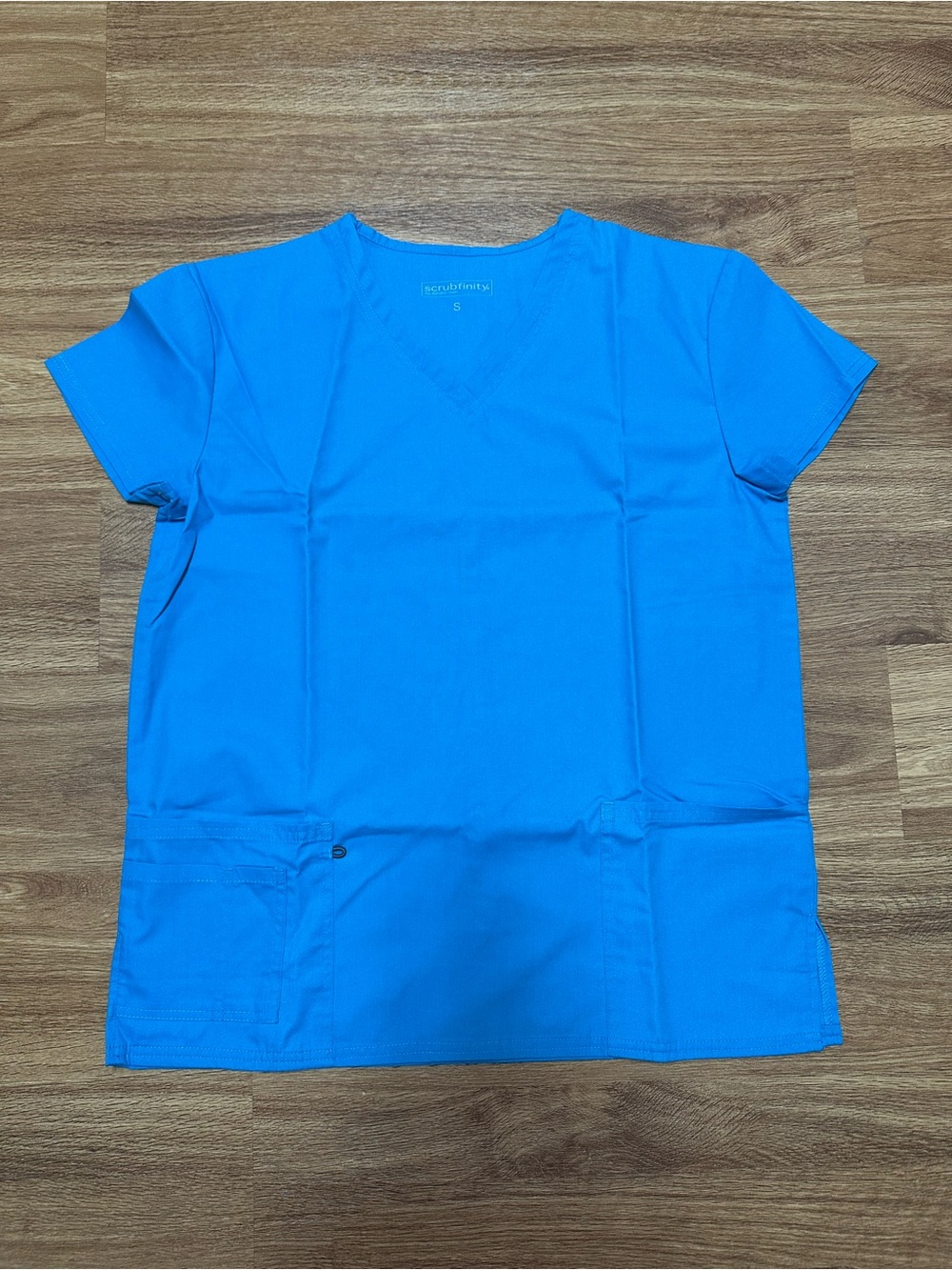 Scrubfinity - Women’s Blue Scrub Top - Size S